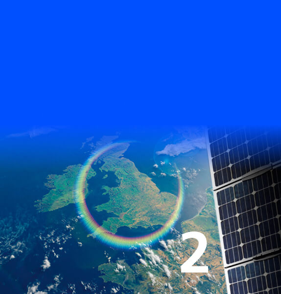 Person taking a picture with smartphone at mountain's summit