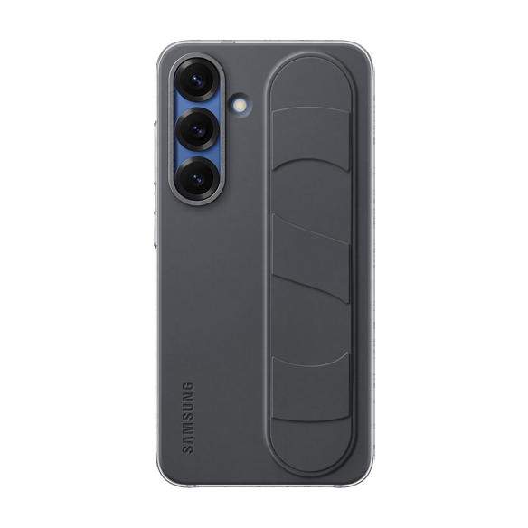 Samsung Galaxy S25 Silicone Case with Dual Function Hand Grip and Stand ...