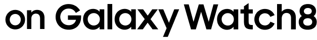 Galaxy Watch 8 official lettermark