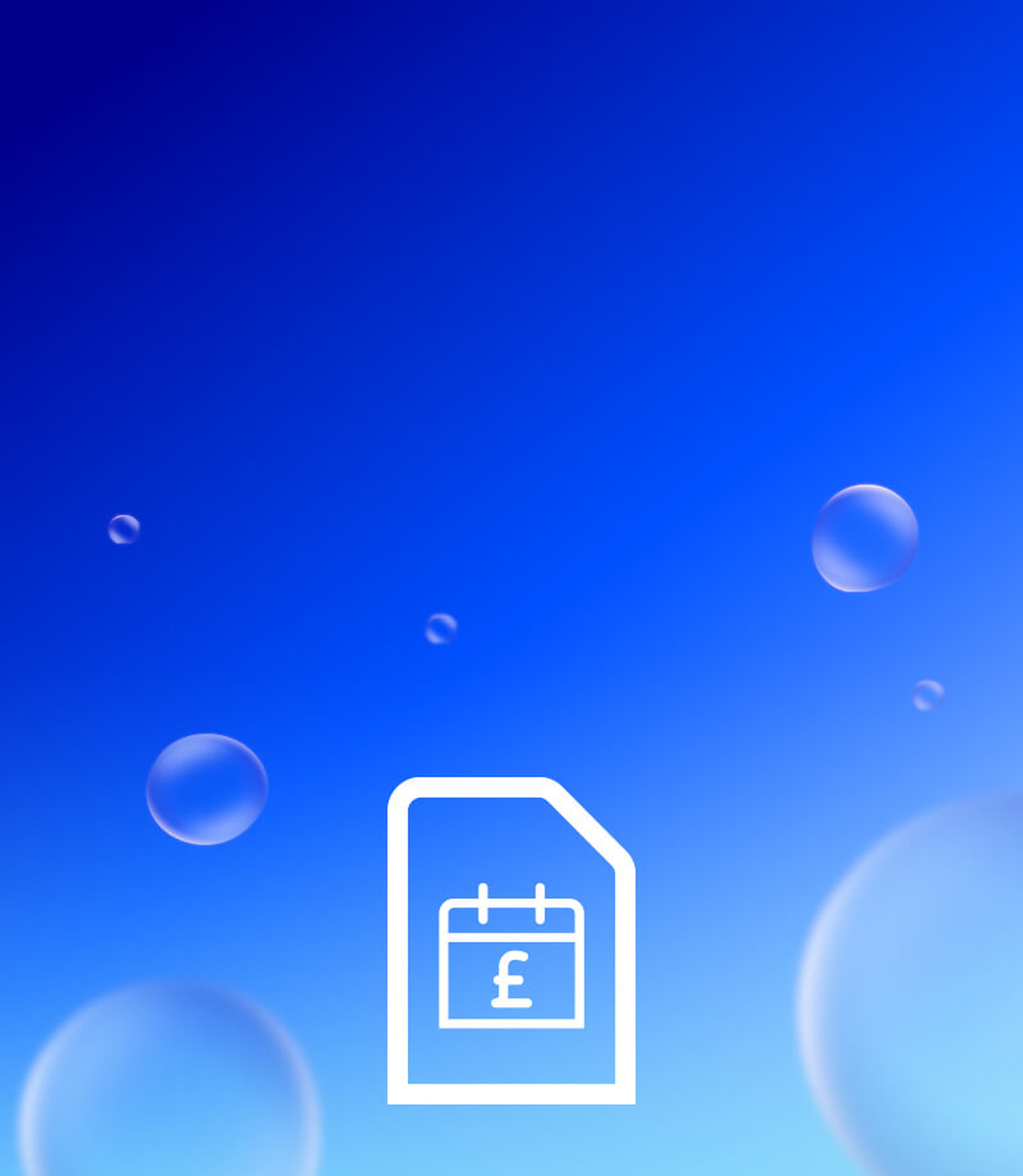 SIM cards blue background