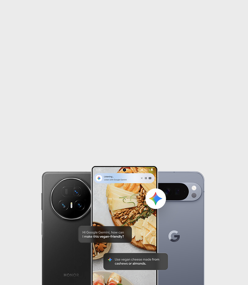 Samsung Ga;axy S25, Honor Magic V5, Google Pixel 10 Pro XL Composition