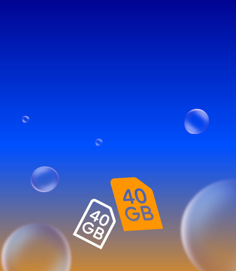 SIM Card with 40GB for £10
