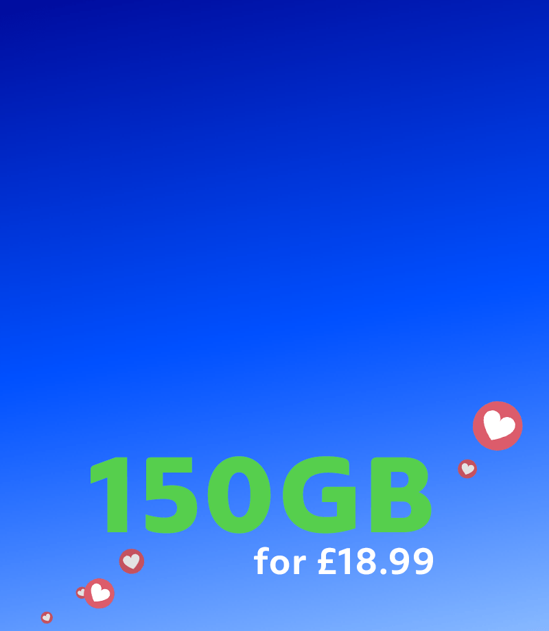 150 GB for £18.99
