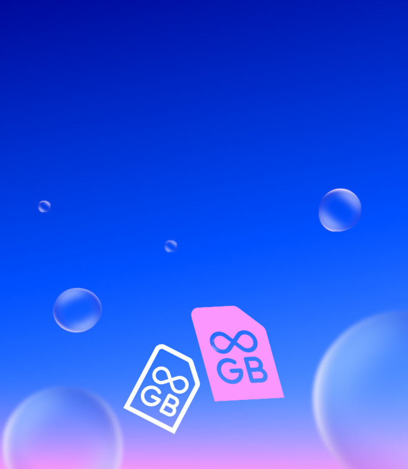 SIM card with 100GB for £19.99