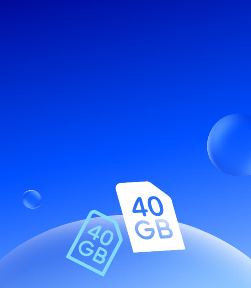 SIM Card with 40GB for £10