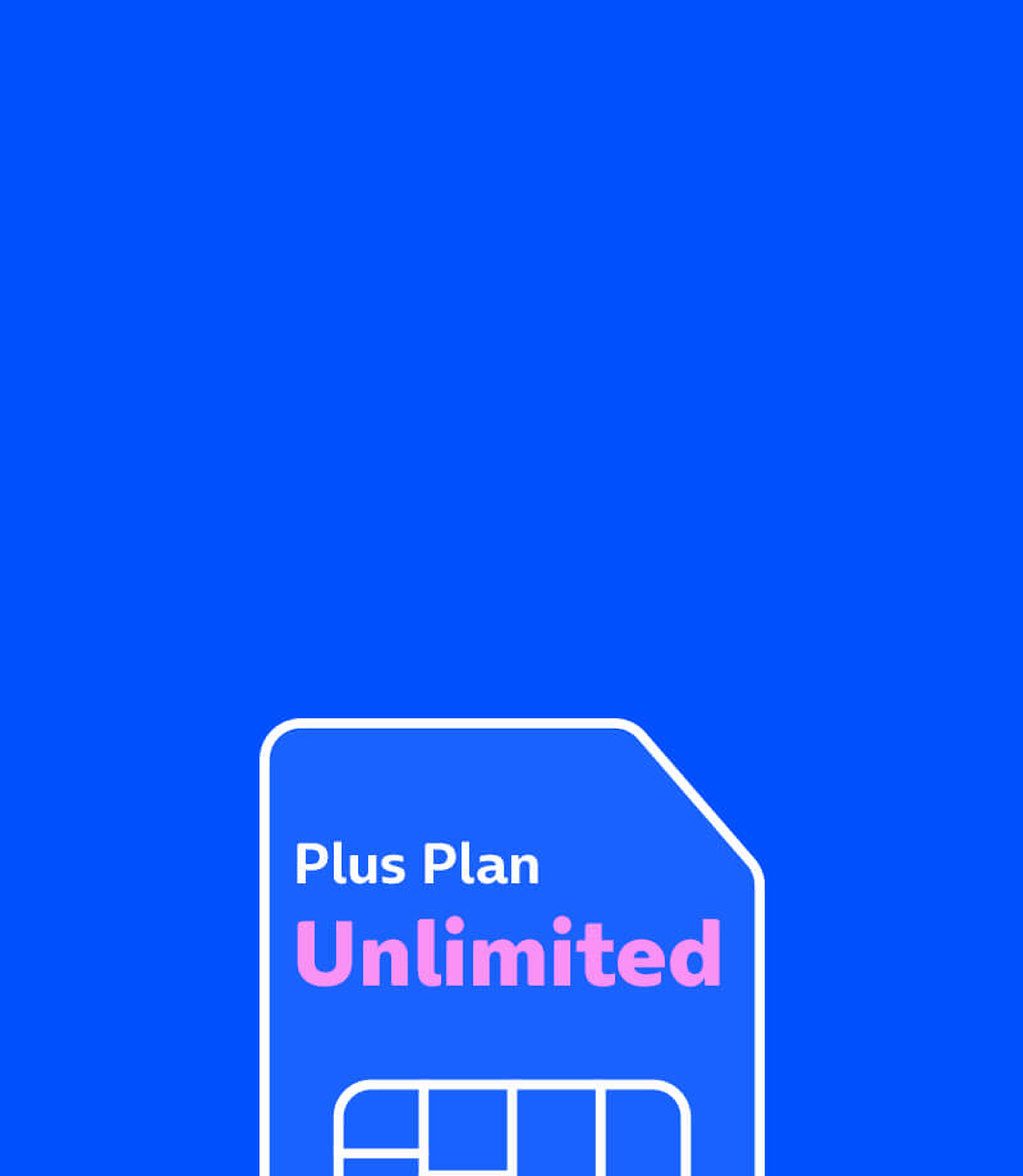 Unlimited Plus Plan SIM Only