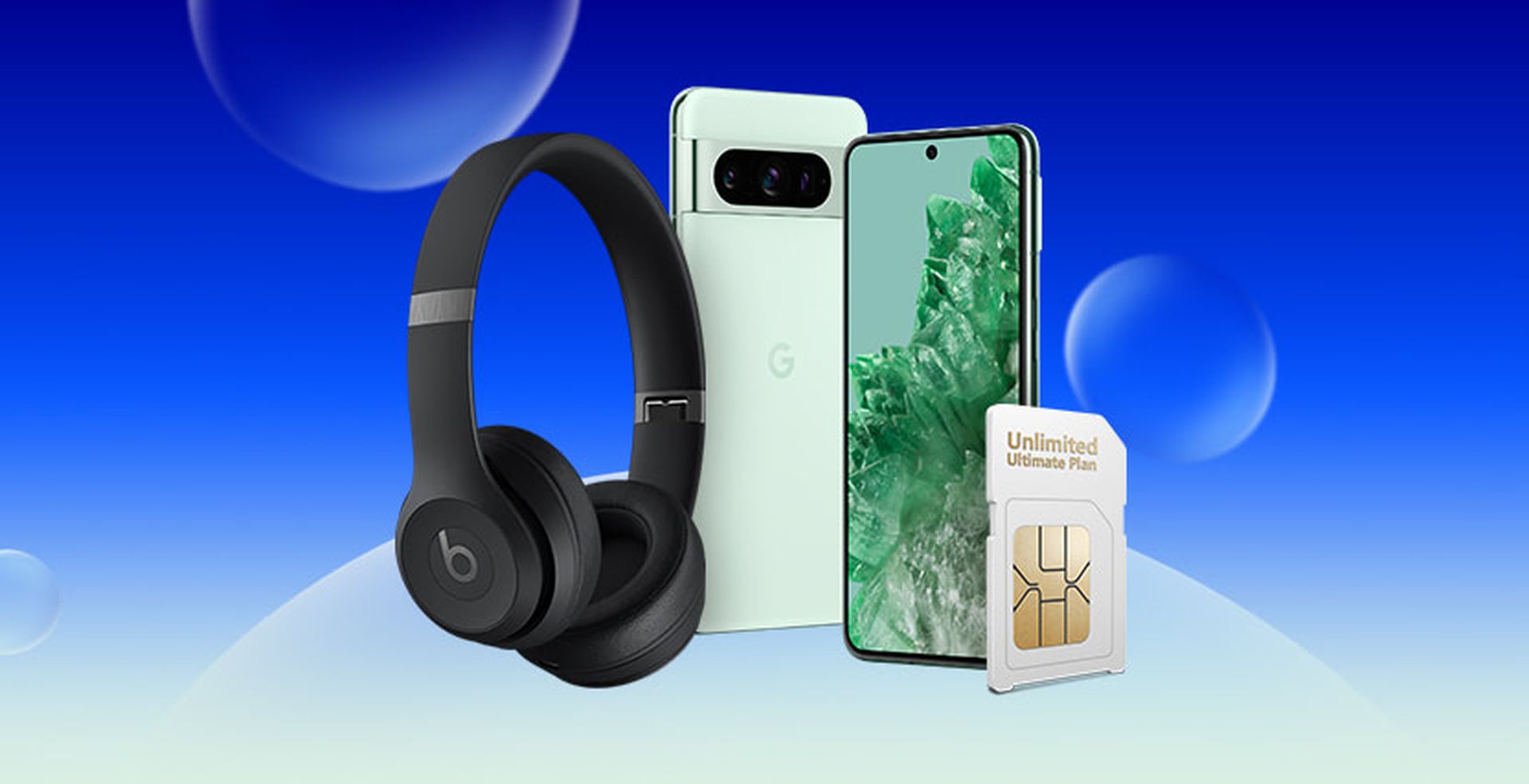 Headphones, phones and a SIM card
