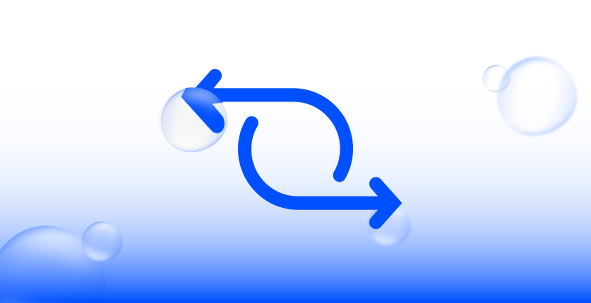 Switch arrows with bubbles