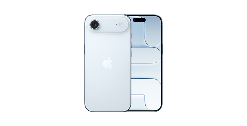 Front and back view of a silver smartphone with a prominent rear camera and a sleek, modern design.