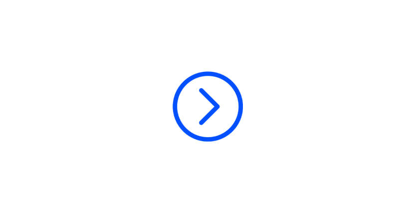 A blue arrow inside a blue circle on a white background, pointing to the right.