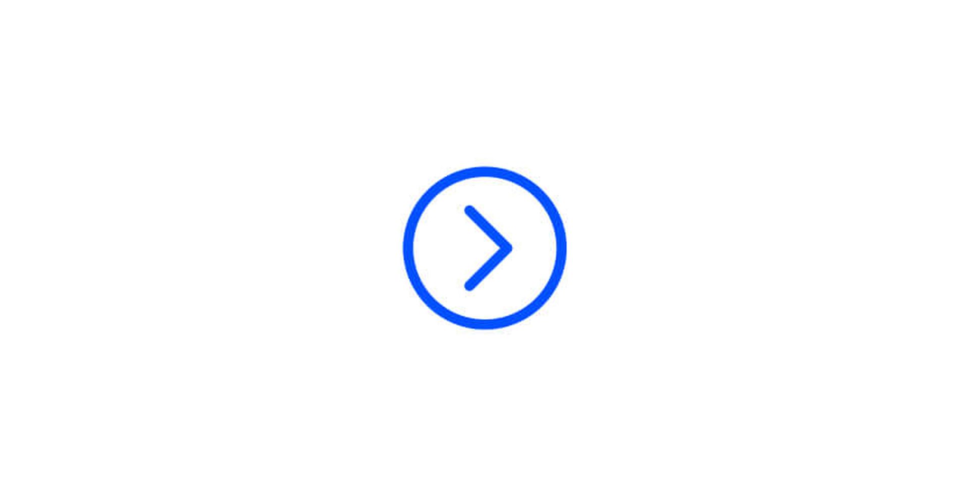 A blue arrow inside a blue circle on a white background, pointing to the right.